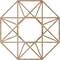 Ekena Millwork Guardian Wood Fretwork Pierced Ceiling Medallion, Red Oak, 22"OD x 8 1/2"ID x 3/8"T CMWP22X22X0375GDRO - alternate 3